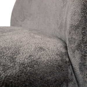 Armchair – Aphrodite Fabric Upholstery, Mocha Finish, Compact Design – Eonas | PTMD