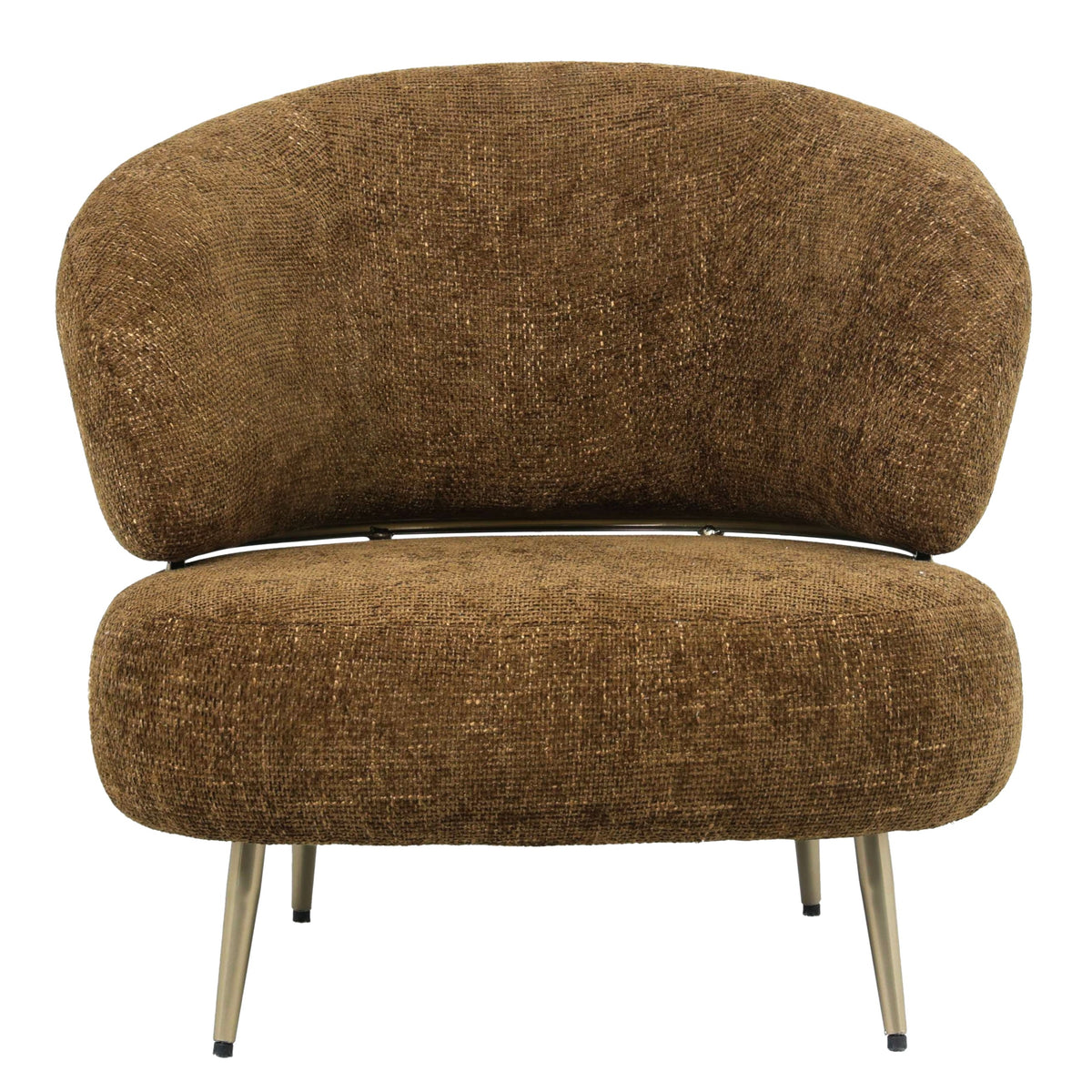 Armchair – Legacy Fabric Upholstery, Amber Finish, Upholstered Seat – Franklyn | PTMD