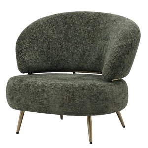 Sessel – Legacy Stoffbezug, Oliv Oberfläche, Gepolsterte Sitzfläche – Franklyn | PTMD