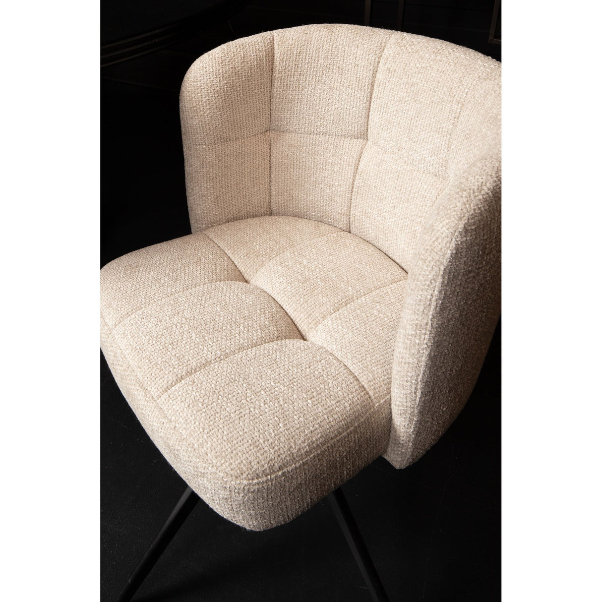 Dining Chair – Dove Tone, Legacy Fabric, Modern Design – Odin | PTMD