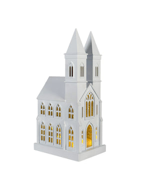 Dekoleuchte – Bewegter Glitzer, Zwei Türme, 2300K - Glamor Church | Sompex