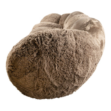 Sofa – taupe Oberfläche, Stoff Bezug, drei Sitzer – Curvae | PTMD