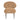 Esszimmerstuhl – Fellstoff Polsterung, Metallgestell, Brauner Farbton – Ares | PTMD