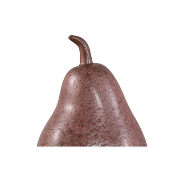Statue – Birnenform Design, Organische Form, Keramik Material, Braun – Sydny | PTMD