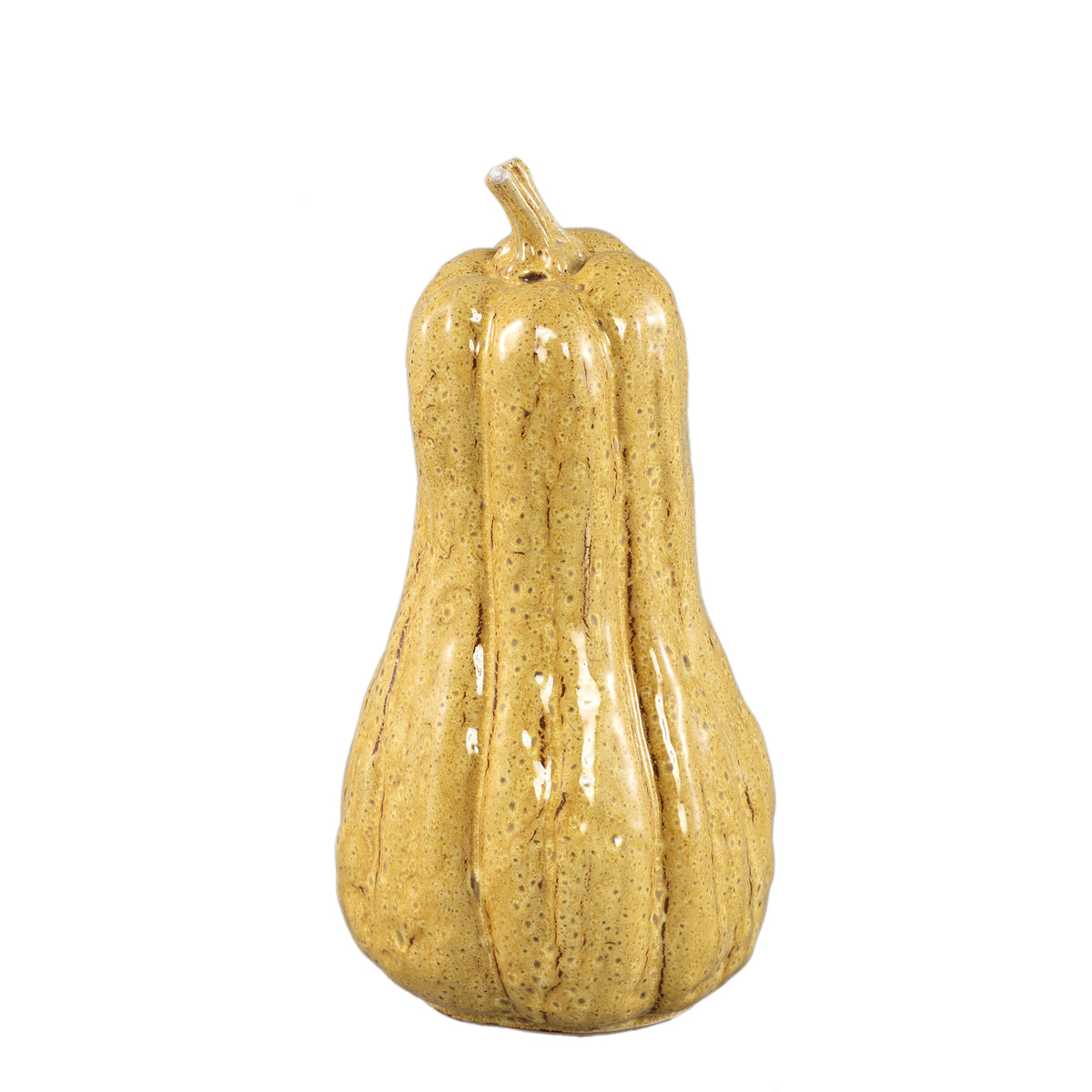 Statue – Kürbis Design, Organische Form, Keramik Material, Gelb, Hoch – Julija | PTMD