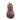Statue - ceramic, handmade, brown, pumpkin shape, sculptural decor, large – Julija | PTMD