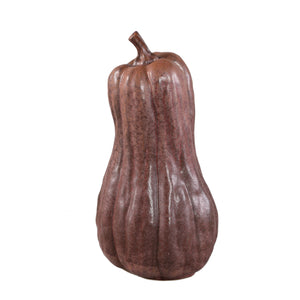 Statue - ceramic, handmade, brown, pumpkin shape, sculptural decor, large – Julija | PTMD