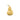 Statue - ceramic, handmade, yellow, pumpkin shape, sculptural decor, small – Julija | PTMD