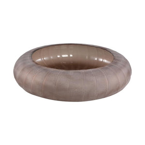 Schale – Sand Farbton, Glas Material, Geripptes Design – Levente | PTMD