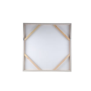 Wandbild – Gemaltes Design, Quadratische Form, Leinwand Material, Natur – Asante | PTMD