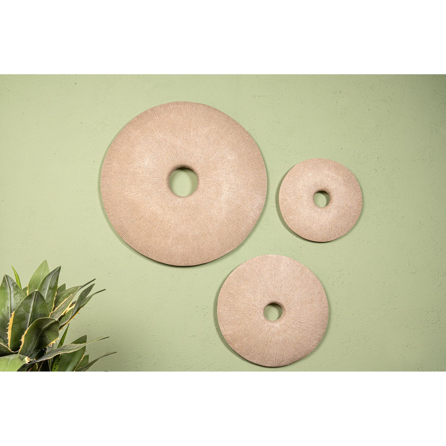 Wall Panel – Sandstone Look Structure, Round Design, Handmade Finish, L – Kathelle | PTMD