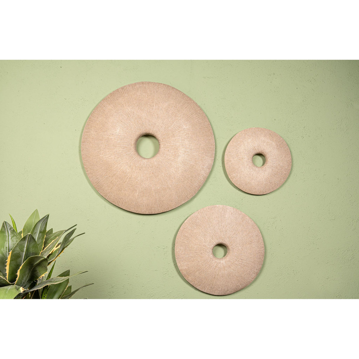 Wall Panel – Sandstone Look Structure, Round Design, Handmade Finish, L – Kathelle | PTMD
