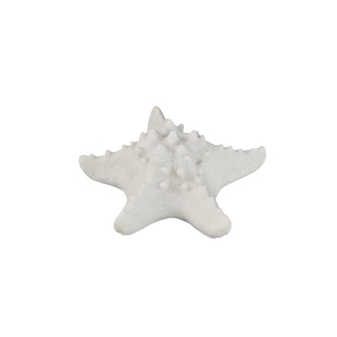 LED-Leuchte – Seesternform Design, Polyresin Oberfläche, Weiße Farbgebung, S – Graeme | PTMD