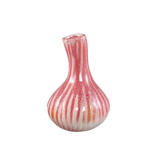 Vase - Garlic Shape Design, Ceramic Material, Pink Color, M - Jaclyne | PTMD