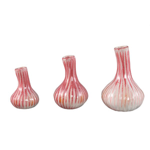 Vase – Garlic Shape Design, Ceramic Material, Pink Color, L – Jaclyne | PTMD