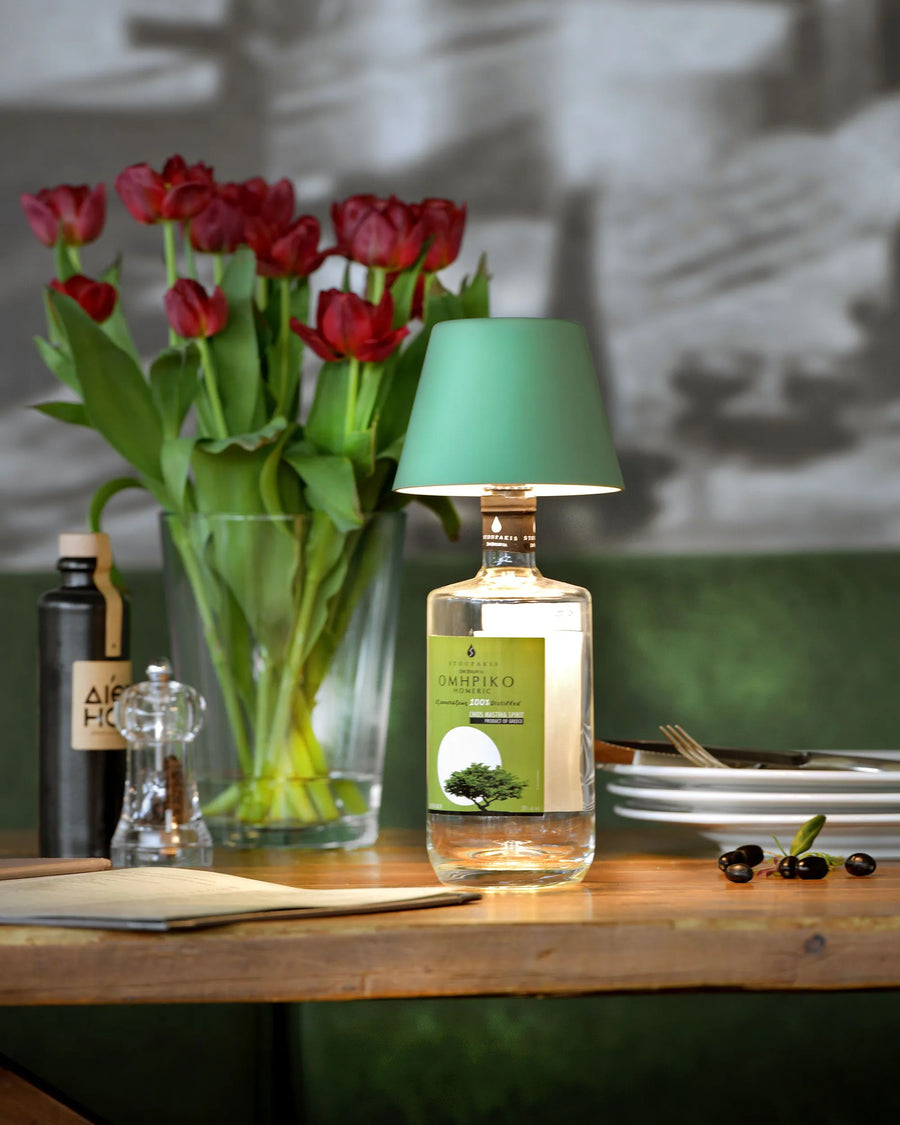 Flaschenleuchte mit integrierter LED-Technik & wiederaufladbarem Akku – TOP 2.0 | Sompex