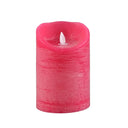 LED Candle L with moving flame and timer function - battery operated | PTMD