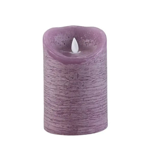 LED Candle L with moving flame and timer function - battery operated | PTMD