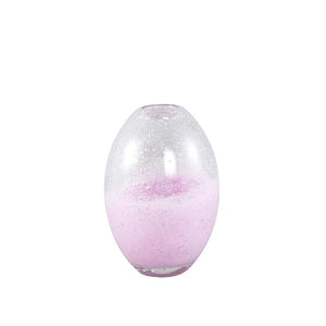 Glass Vase – Solid Glass, Purple Hue, Tall Shape – Enrikas | PTMD