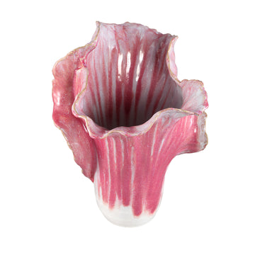 Pot – Pink Color, Cabbage Shape, Structured Surface, Ceramic, M – Swing | PTMD