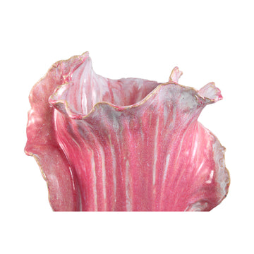 Pot – Pink Color, Cabbage Shape, Structured Surface, Ceramic, M – Swing | PTMD