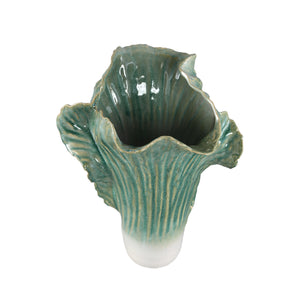 Pot – Green, Cabbage Shape, Textured Surface, Ceramic, L – Swing | PTMD