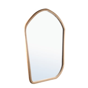 Spiegel – Organisches Design, Rechteckige Form, Massivholz Material, Natur, L – Denholm | PTMD