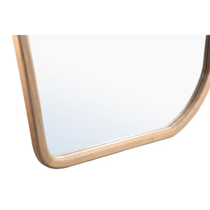 Spiegel – Organisches Design, Rechteckige Form, Massivholz Material, Natur, L – Denholm | PTMD