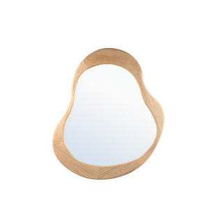 Spiegel – Organisches Design, Rechteckige Form, Massivholz Material, Natur – Barragh | PTMD