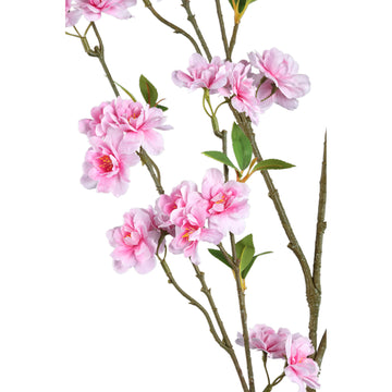 Kunstblume – Rosa Kirschblütenzweig, Beschichtete Oberfläche, Stoffgewebe, Polyester | PTMD