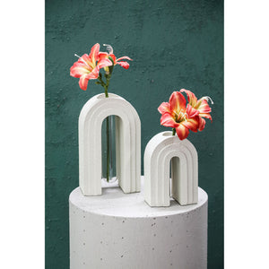 Amaryllis Flower – Orange Fabric and Polyester Amaryllis Stem | PTMD