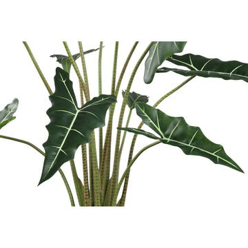 Kunstpflanze – Alocasia Blätter, Kunststoff Gewebe, Topfpflanze, L | PTMD