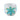 Blumentopf – Runde Form, Zement Material, Blumen Muster, Blaue Oberfläche, M – Blomme | PTMD