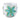 Blumentopf – Runde Form, Zement Material, Blumen Muster, Blaue Oberfläche, L – Blomme | PTMD