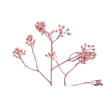 Beerenzweig – Rosa Beerenzweig aus Eisen und PE-Kunststoff | PTMD