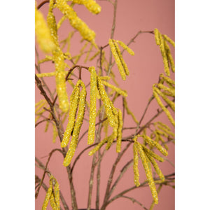 Artificial branch - Green Birch Seed Branch, plastic, metal | PTMD