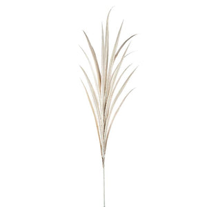 Artificial Plant - Cream-colored Yucca Spray, Plastic, Metal, Handmade | PTMD