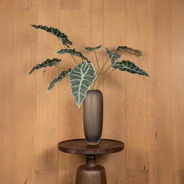 Kunstpflanze - Grüne Alocasia Blätter Spray, Stoff, Eisenmetall, Kunststoff | PTMD