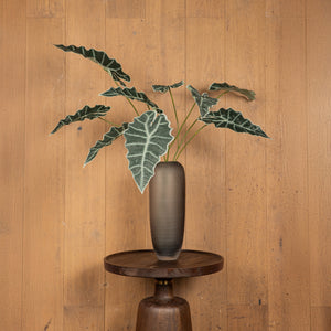 Artificial Plant - Green Alocasia Leaves Spray, Fabric, Iron Metal, Plastic | PTMD