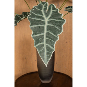 Artificial Plant - Green Alocasia Leaves Spray, Fabric, Iron Metal, Plastic | PTMD