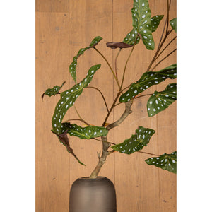 Artificial Plant - Green Begonia Leaf Bush, Fabric, Iron Metal, Plastic | PTMD
