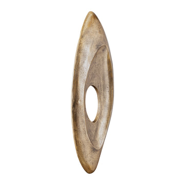 Wandpaneel – Modernes Design, Aluminium Material, Gold, L – Kellaine | PTMD