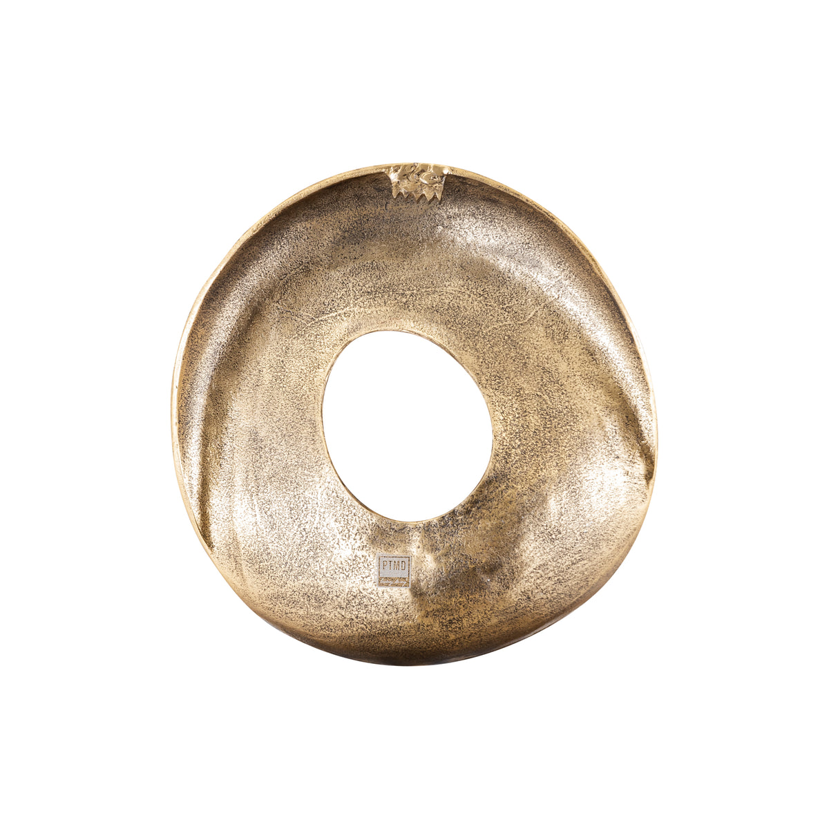 Wandpaneel – Offenes Design, Runde Form, Aluminium Material, Gold, S – Daweson | PTMD