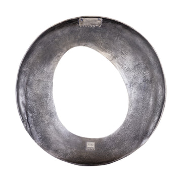 Wandpaneel – Offenes Design, Runde Form, Aluminium Material, Silber, L – Daweson | PTMD