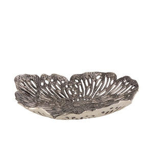 Wanddeko – Blumen Design, Aluminiumguss Metall, Organische Form, L – Ryhann | PTMD