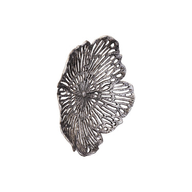 Wanddeko – Blumen Design, Aluminiumguss Metall, Organische Form, M – Ryhann | PTMD