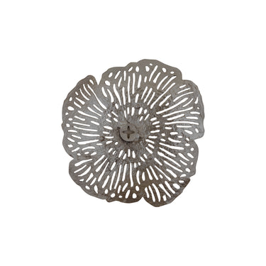 Wanddeko – Blumen Design, Aluminiumguss Metall, Organische Form, M – Ryhann | PTMD
