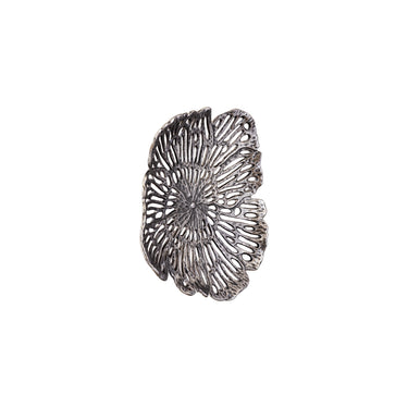 Wanddeko – Blumen Design, Aluminiumguss Metall, Organische Form, S – Ryhann | PTMD
