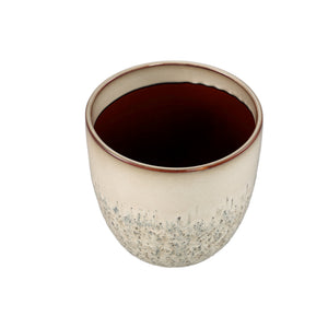 Blumentopf - Keramik, Runde Form, Bauchige Form, Creme, XL - Harper | PTMD