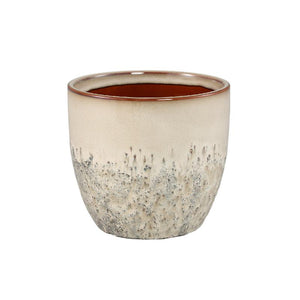Topf - Keramik, Runde Form, Bauchige Form, Creme, L - Harper | PTMD